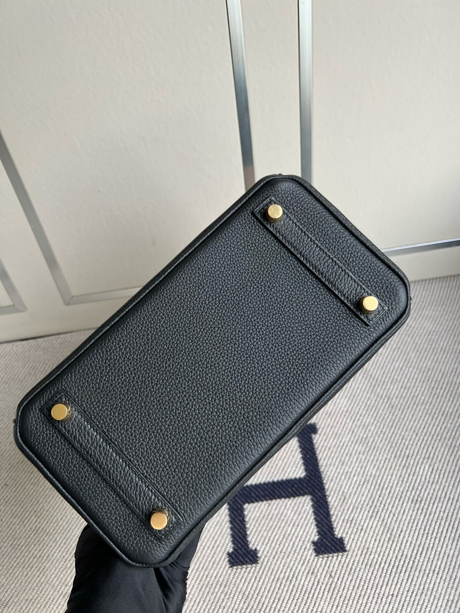 에르메스 버킨백25 블랙 금장 토고가죽